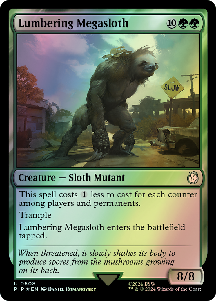 Lumbering Megasloth - Surge Foil (PIP) #608 [EN/F] s/o