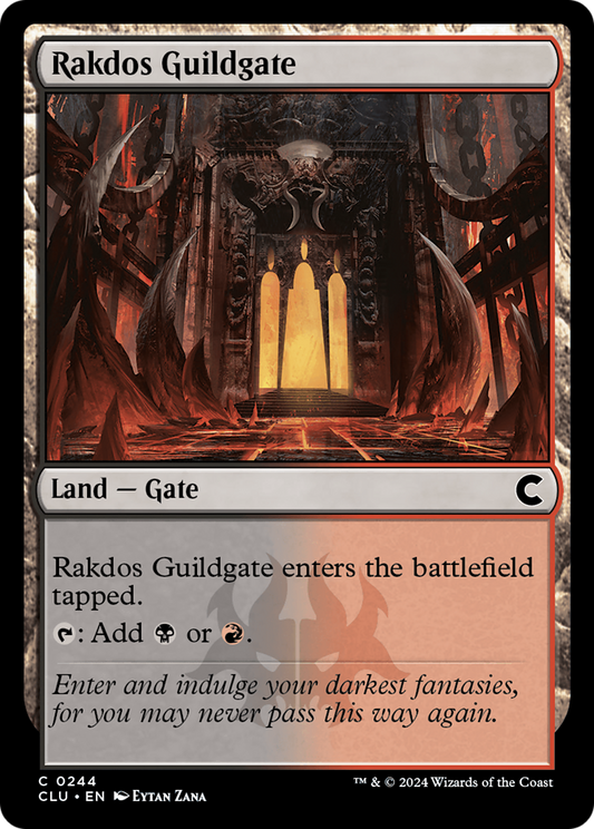 Rakdos Guildgate (CLU) #244 [EN/N] s/o