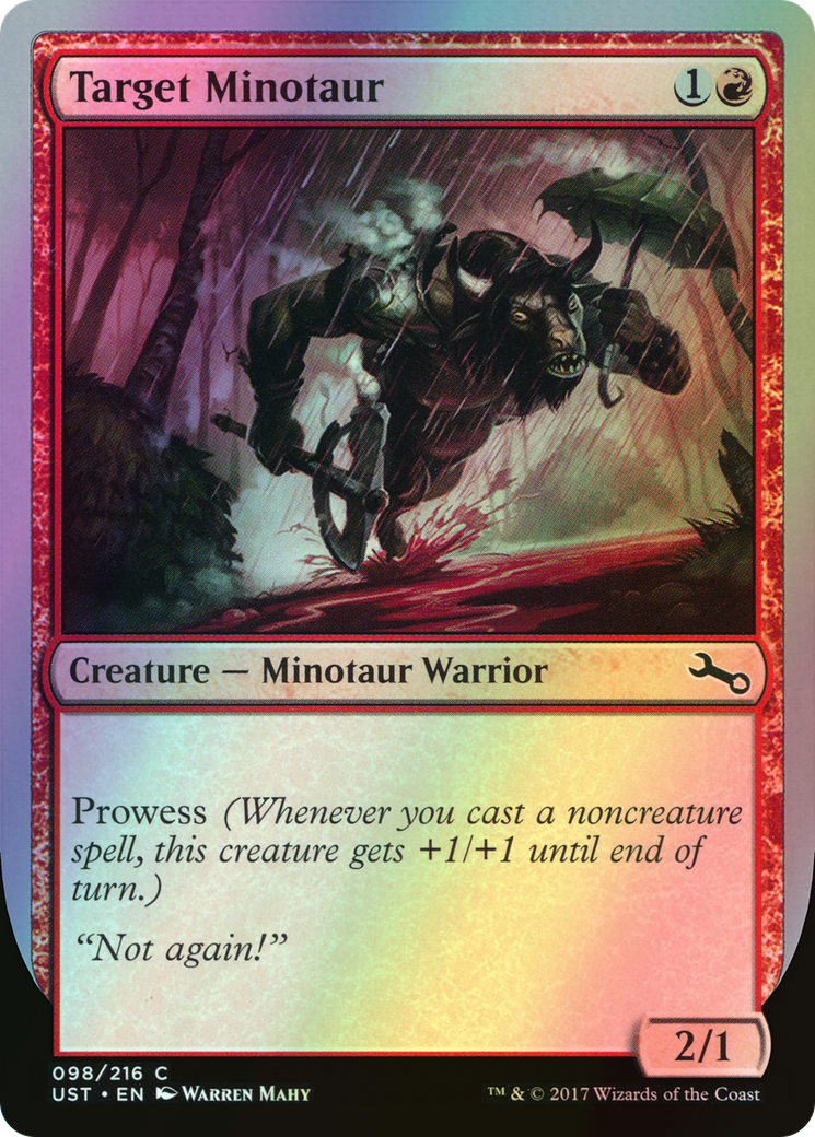 Target Minotaur (UST) #98b [EN/F]