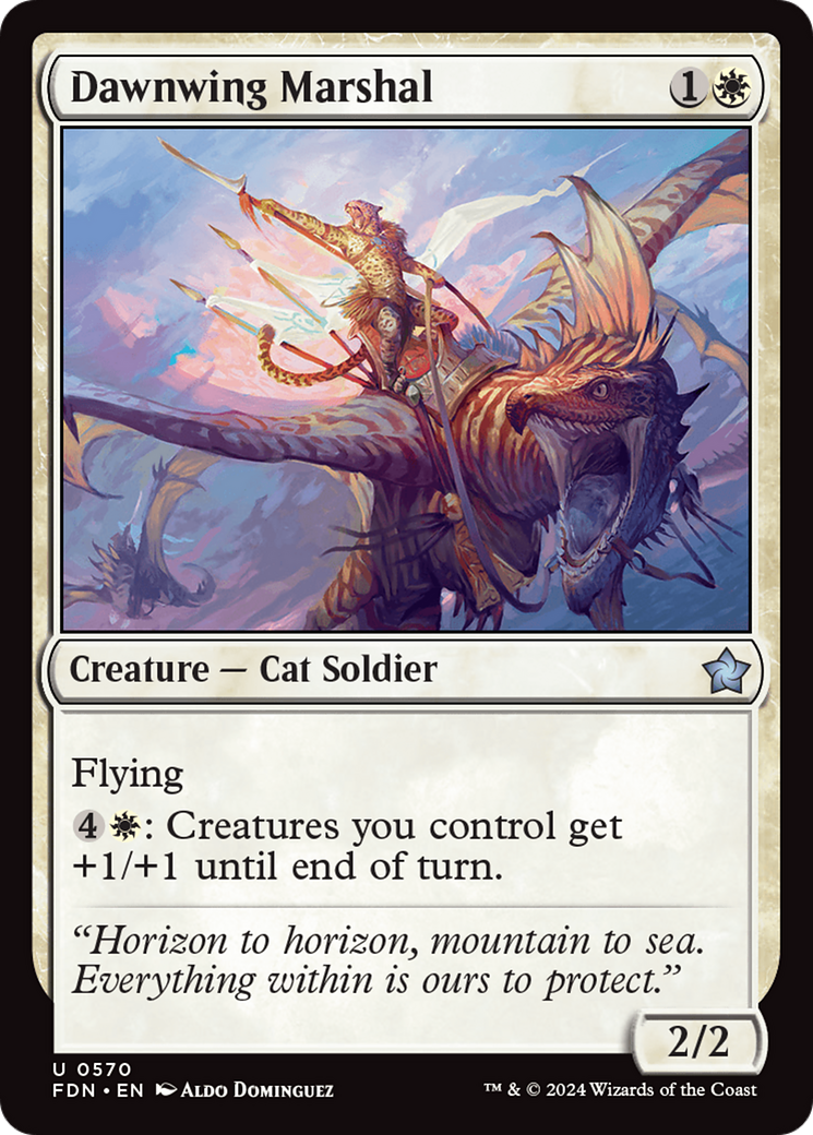 Dawnwing Marshal (FDN) #570 [EN/N] s/o