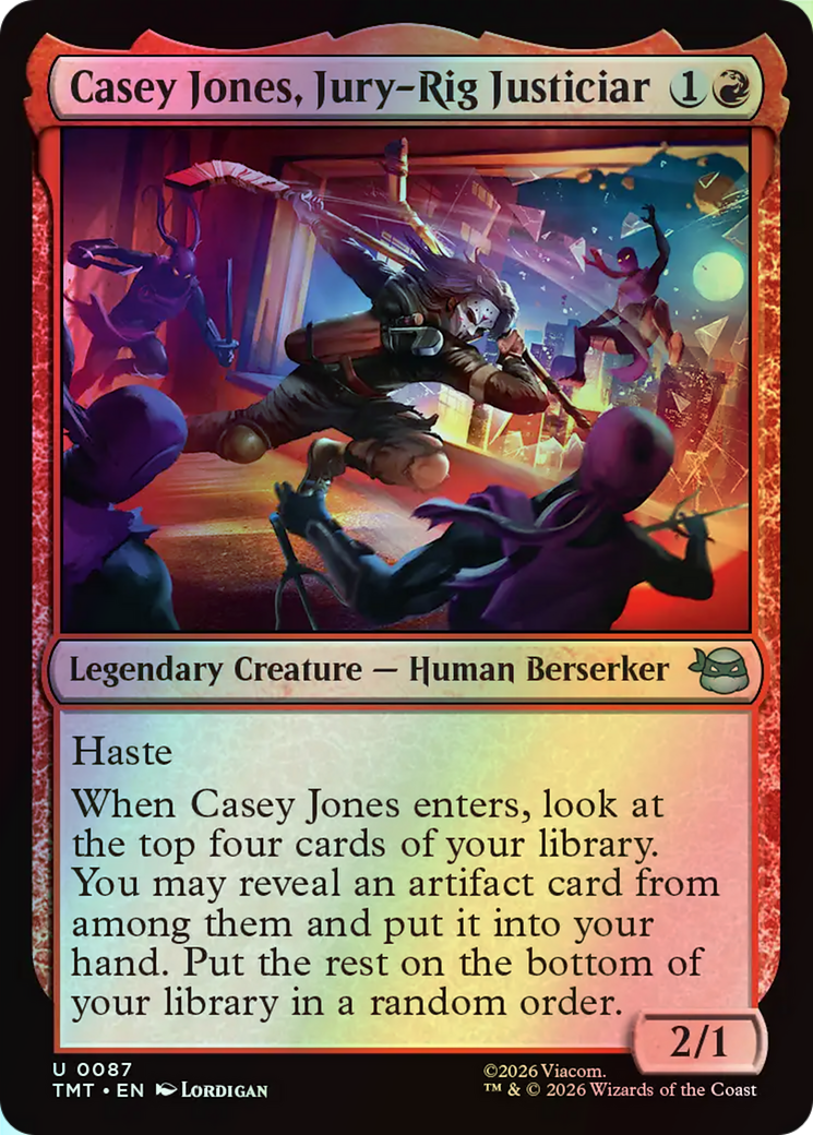 Casey Jones, Jury-Rig Justiciar (TMT) #87 [EN/F]