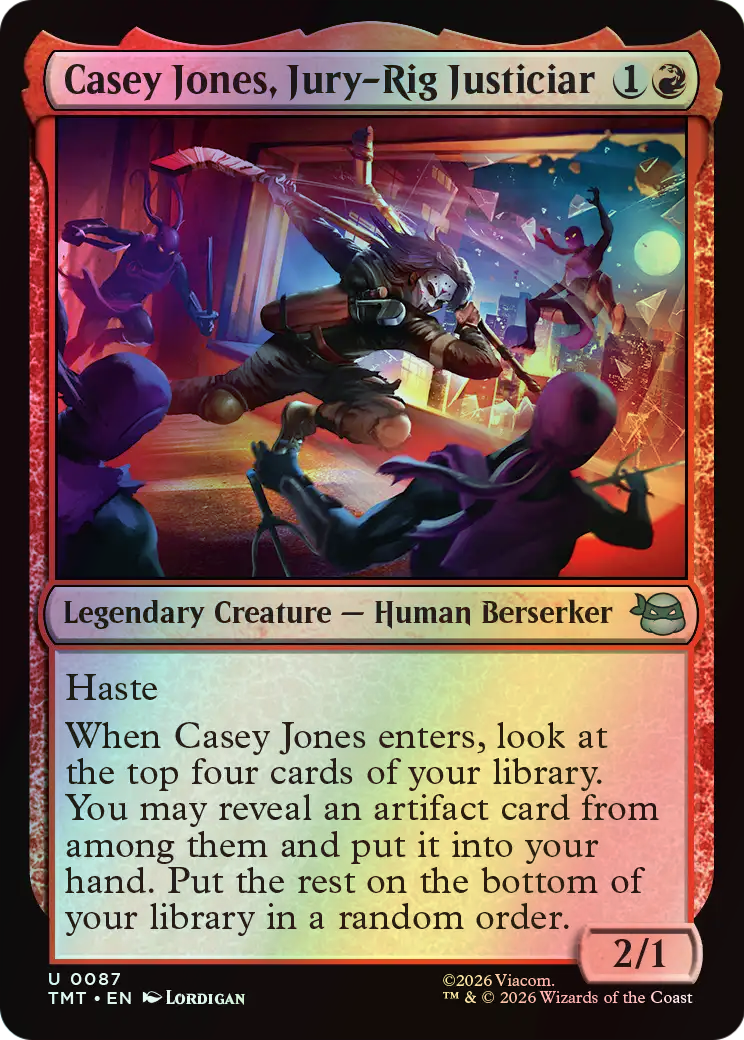 Casey Jones, Jury-Rig Justiciar (TMT) #87 [EN/F]