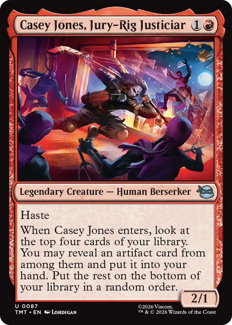 Casey Jones, Jury-Rig Justiciar (TMT) #87 [EN/N]
