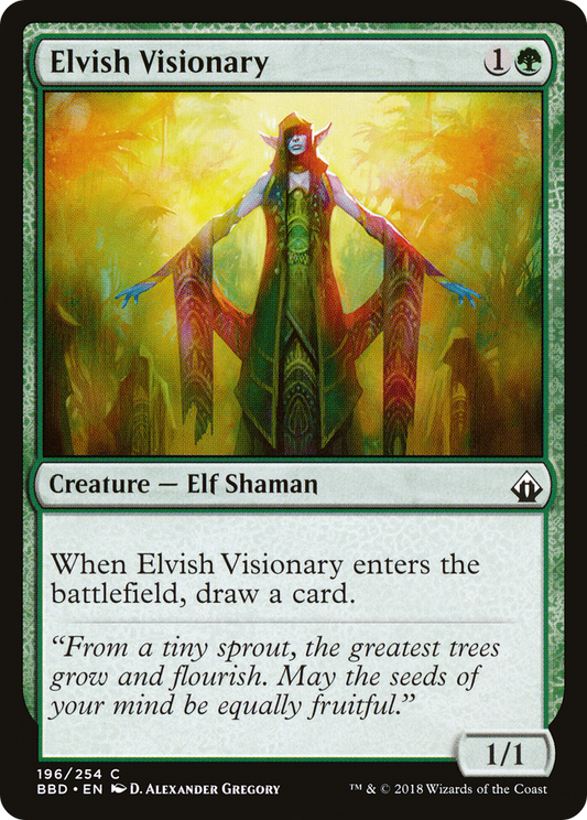 Elvish Visionary (BBD) #196 [EN/N]