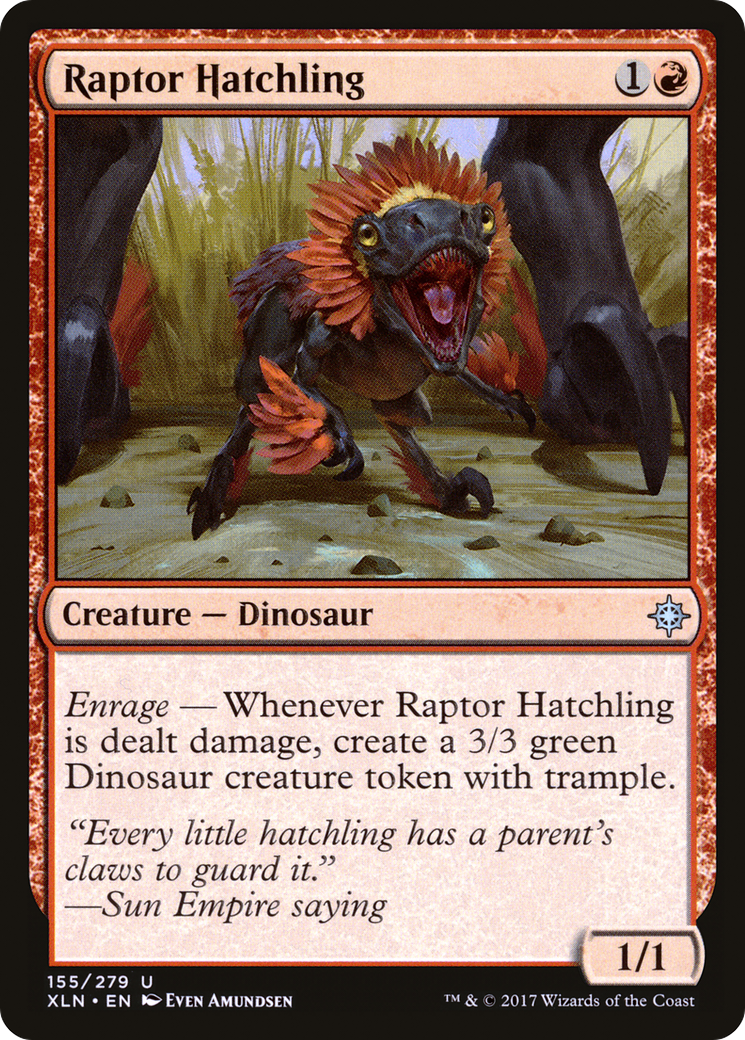 Raptor Hatchling (XLN) #155 [EN/N]
