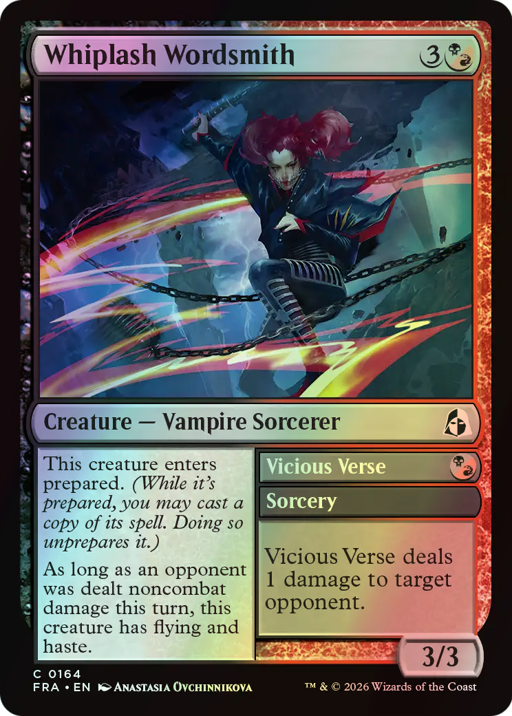 Whiplash Wordsmith // Vicious Verse (FRA) #164 [EN/F]