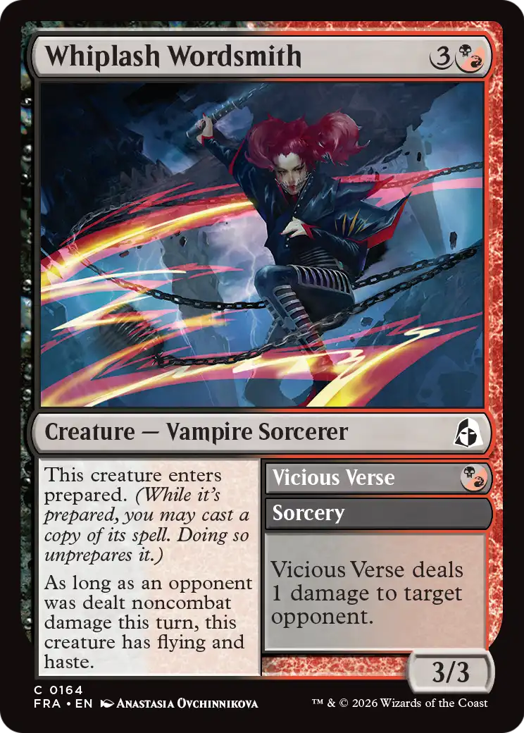 Whiplash Wordsmith // Vicious Verse (FRA) #164 [EN/N]