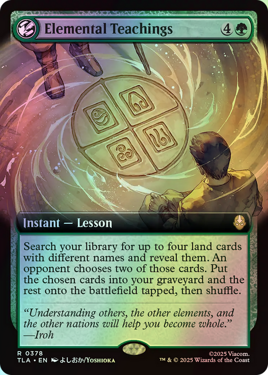 Elemental Teachings (TLA) #378 [EN/F] s/o