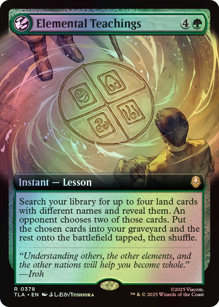 Elemental Teachings (TLA) #378 [EN/F] s/o