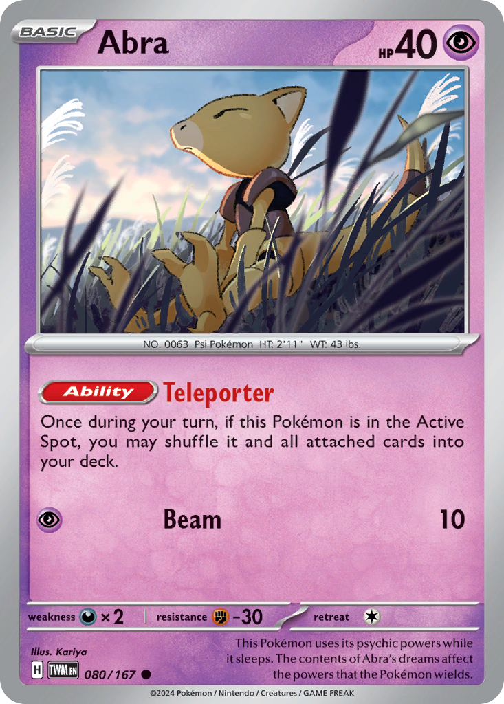 Abra (TWM) #080 [EN/N] s/o