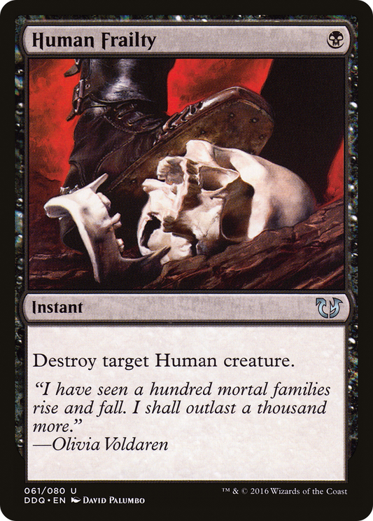 Human Frailty (DDQ) #61 [EN/N]