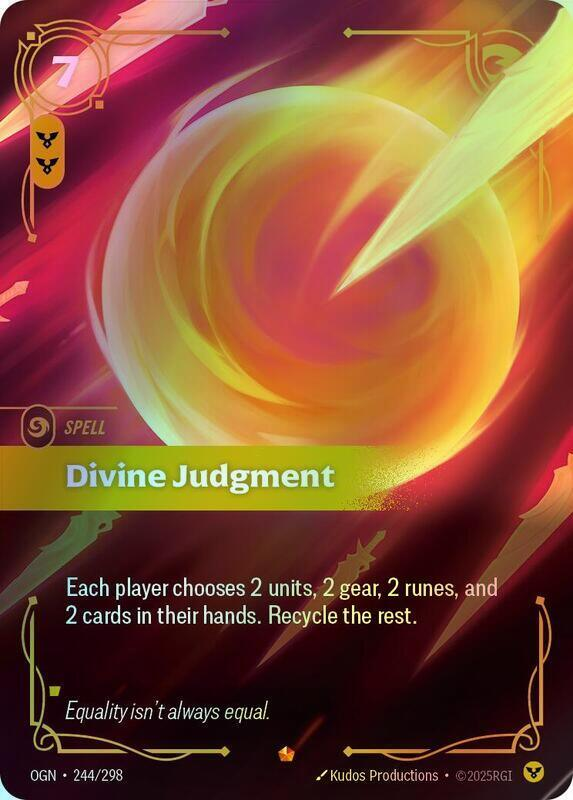 Divine Judgment (OGN) #244 [EN/F] s/o