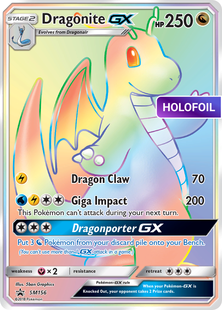 Dragonite-GX (PR-SM) #SM156 [EN/H]
