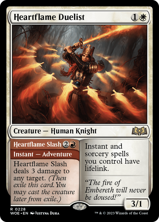 Heartflame Duelist // Heartflame Slash (WOE) #228 [EN/N]