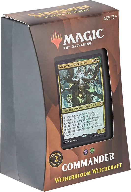 Magic: The Gathering Strixhaven Commander Deck – Witherbloom Witchcraft (Black-Green)