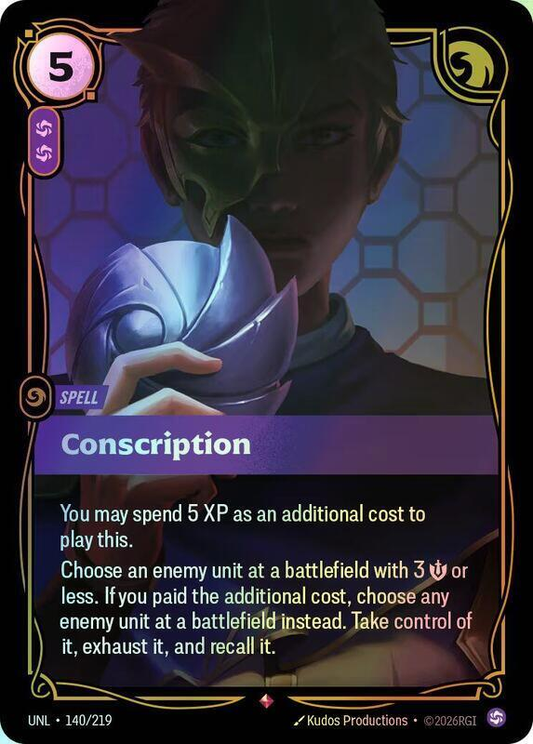 Conscription (UNL) #140 [EN/F]