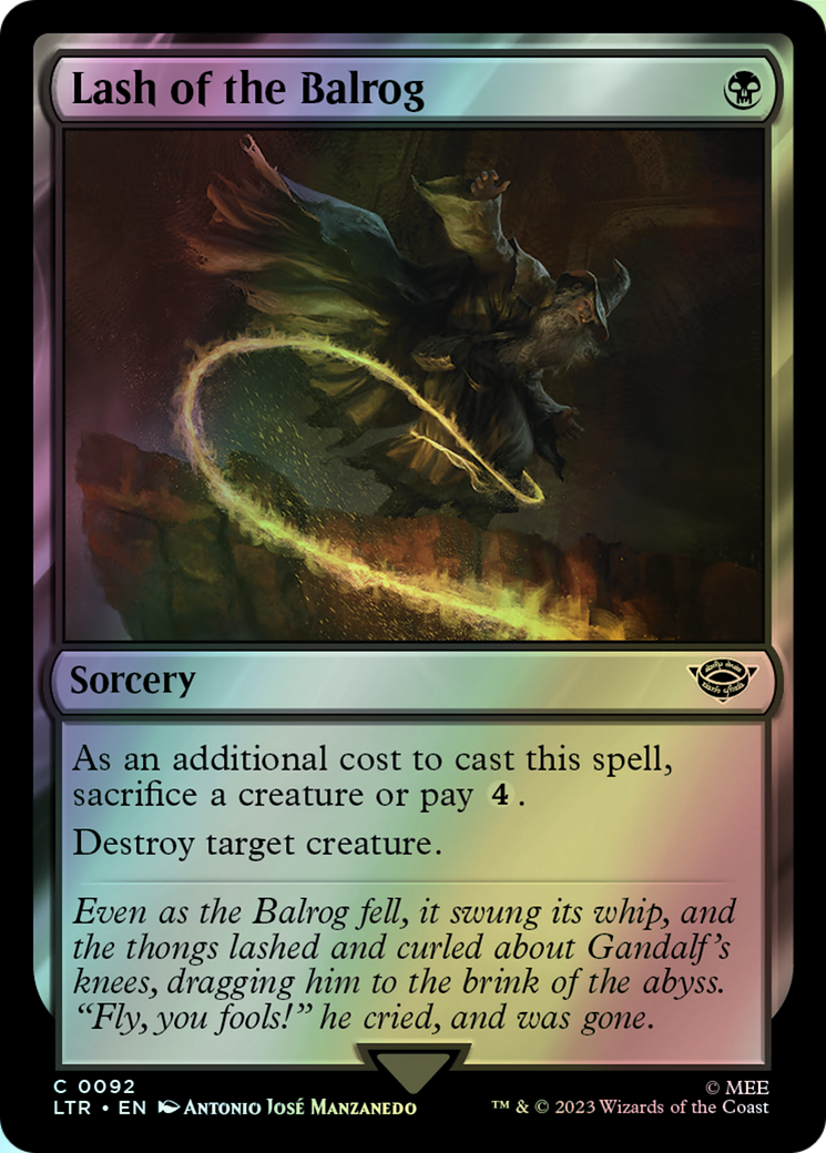 Lash of the Balrog (LTR) #92 [EN/F]