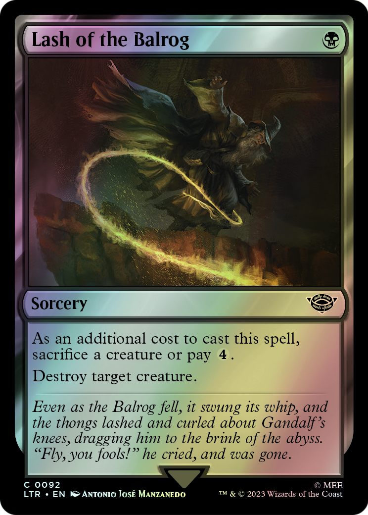 Lash of the Balrog (LTR) #92 [EN/F]
