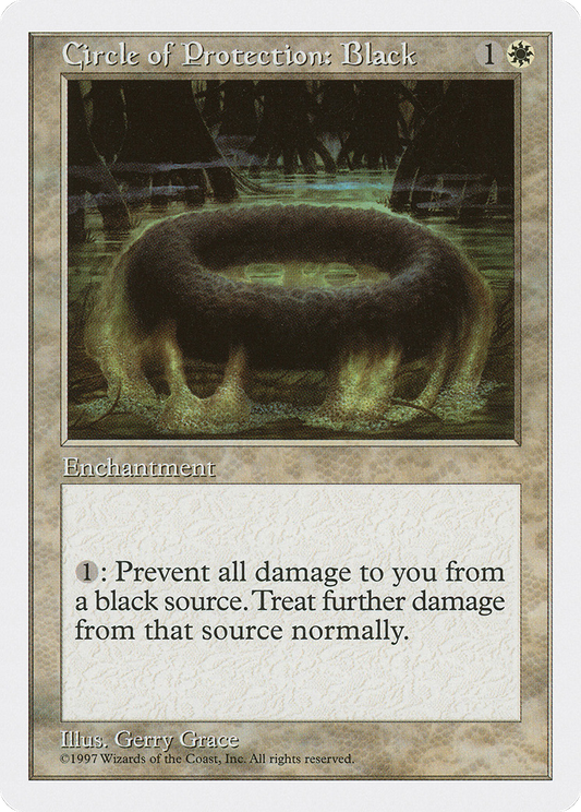 Circle of Protection: Black (5ED) #17 [EN/N]