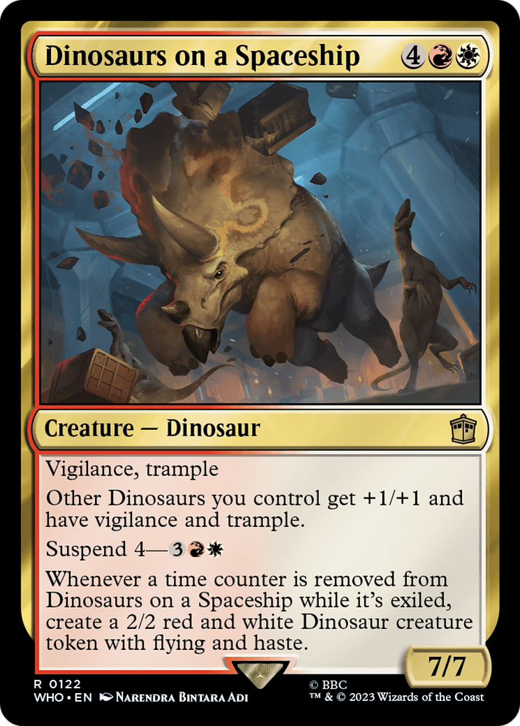 Dinosaurs on a Spaceship (WHO) #122 [EN/N] s/o