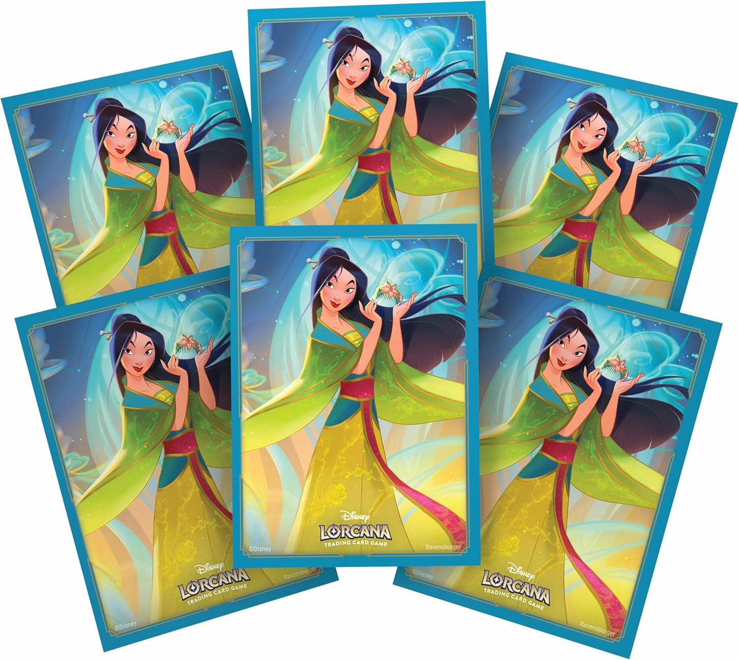 Lorcana TCG Card Sleeve Pack - Mulan: Considerate Diplomat (65 Sleeves)