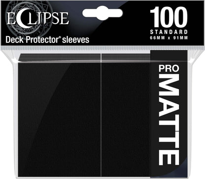 Ultra PRO Eclipse Matte Standard Sleeves (100) - Black