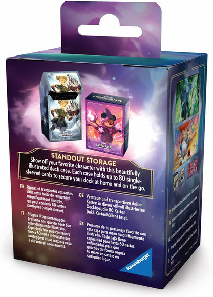 Lorcana TCG Deck Box: Mickey Mouse - Wayward Sorcerer (80 Cards)