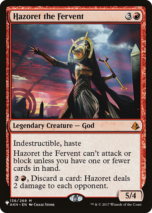 Hazoret the Fervent (PLST) #AKH-136 [EN/N] s/o