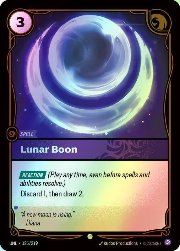 Lunar Boon (UNL) #125 [EN/F]