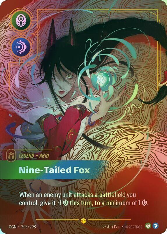Ahri - Nine-Tailed Fox (Overnumbered) (OGN) #303 [EN/F]