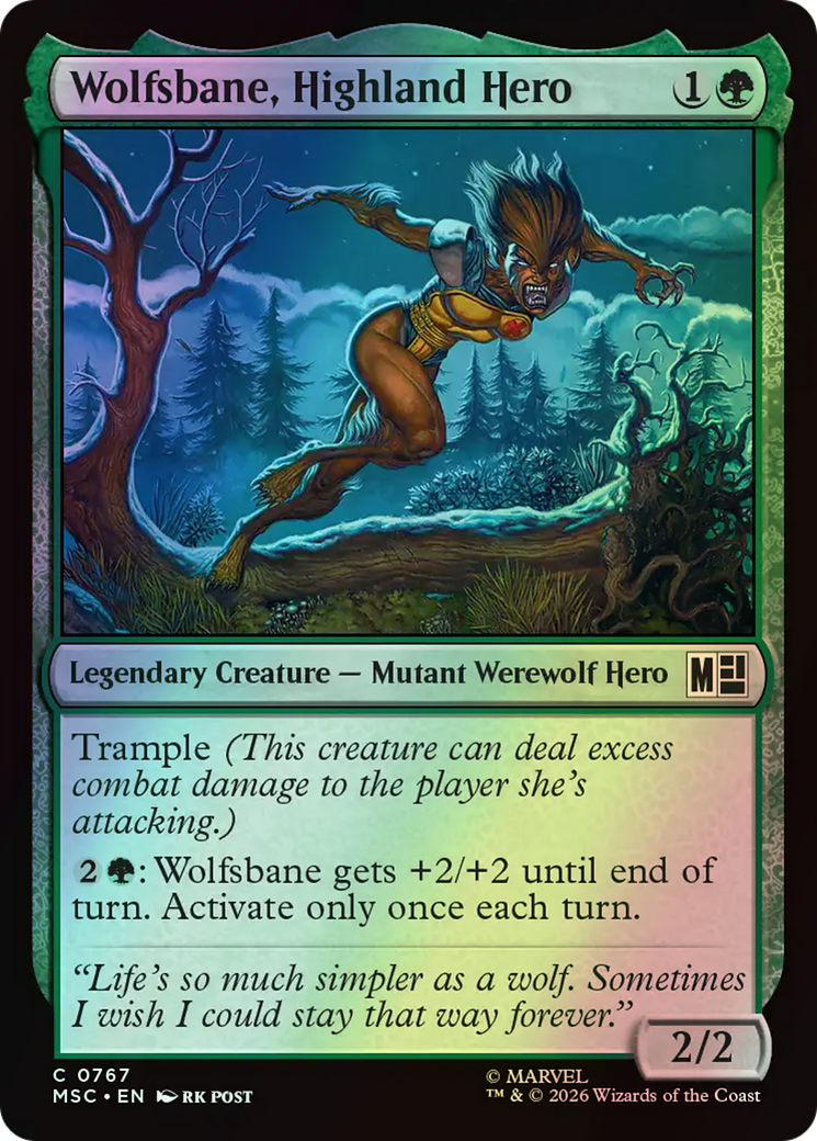 Wolfsbane, Highland Hero (MSC) #767 [EN/F]