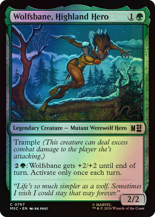 Wolfsbane, Highland Hero (MSC) #767 [EN/F]