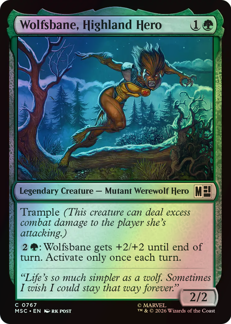 Wolfsbane, Highland Hero (MSC) #767 [EN/F]