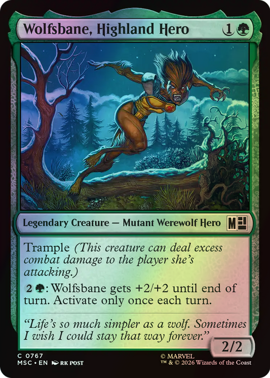 Wolfsbane, Highland Hero (MSC) #767 [EN/F]