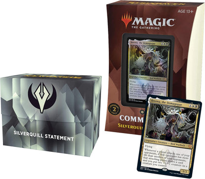 Magic The Gathering Strixhaven Commander Deck – Silverquill Statement (Black-White)