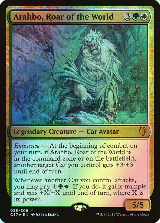 Arahbo, Roar of the World (C17) #35 [EN/F] s/o