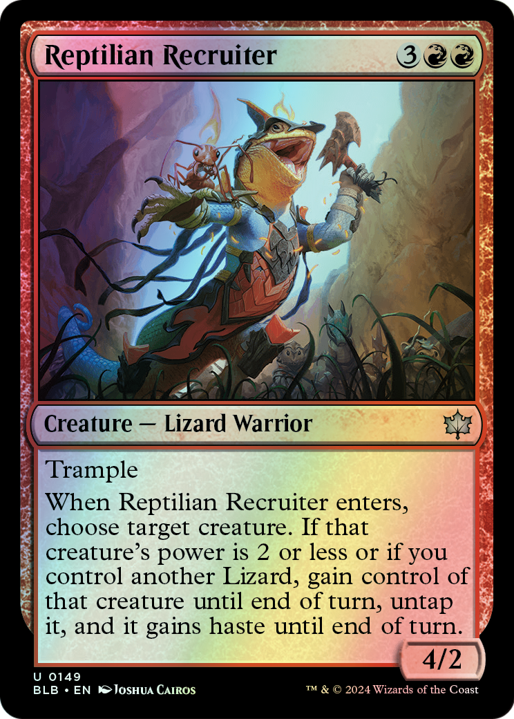 Reptilian Recruiter (BLB) #149 [EN/F]