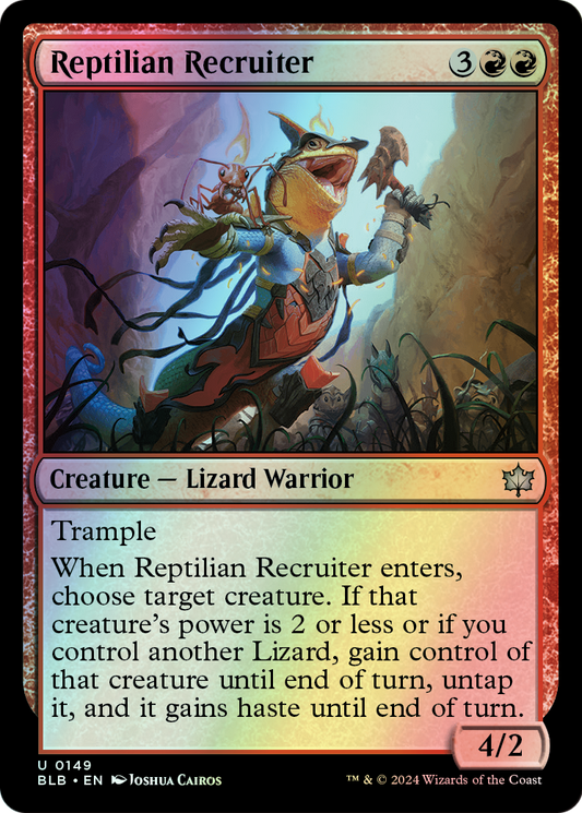Reptilian Recruiter (BLB) #149 [EN/F]