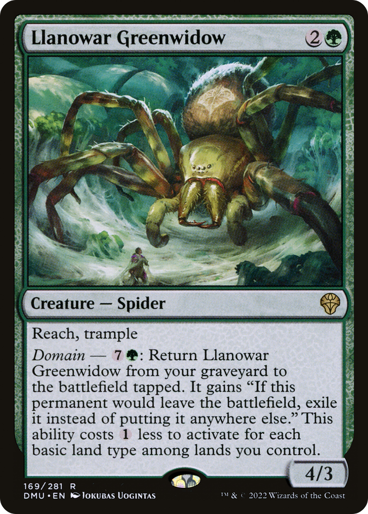 Llanowar Greenwidow (DMU) #169 [EN/N]