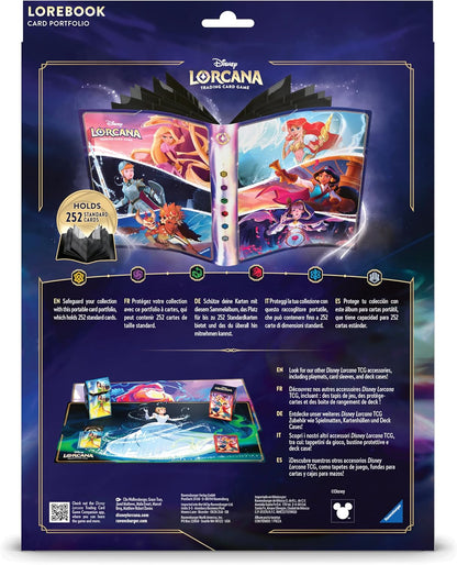 Lorcana Princess Card Portfolio (9-pocket Binder, Holds 252 cards)
