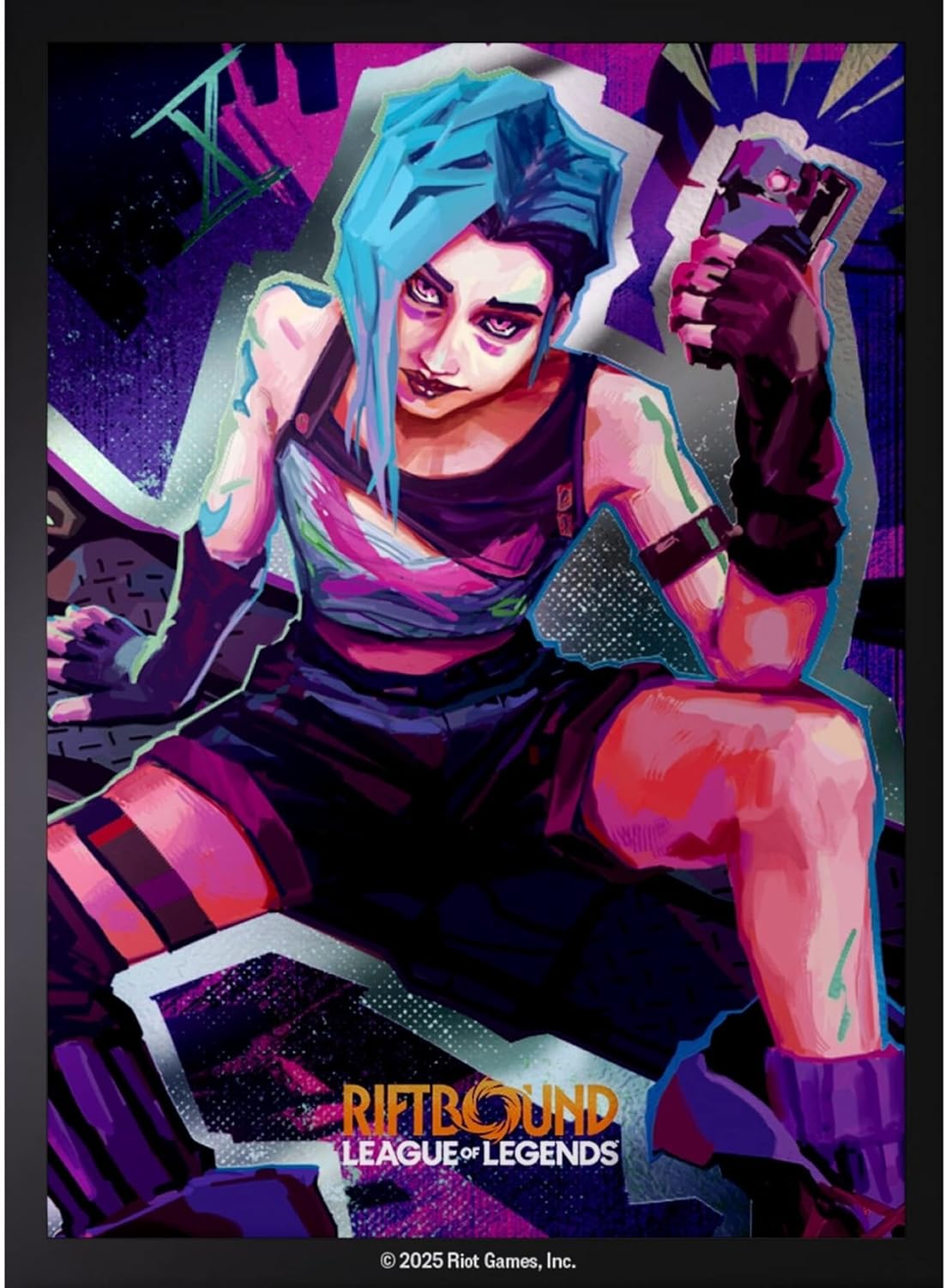Riftbound Art Sleeves: Jinx - 100ct Card