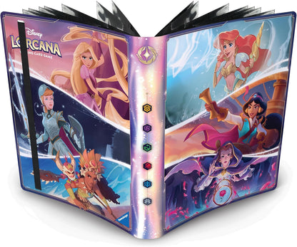 Lorcana Princess Card Portfolio (9-pocket Binder, Holds 252 cards)