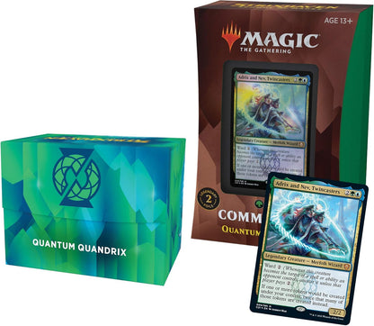 Magic: The Gathering Strixhaven Commander Deck – Quantum Quandrix (Blue-Green)