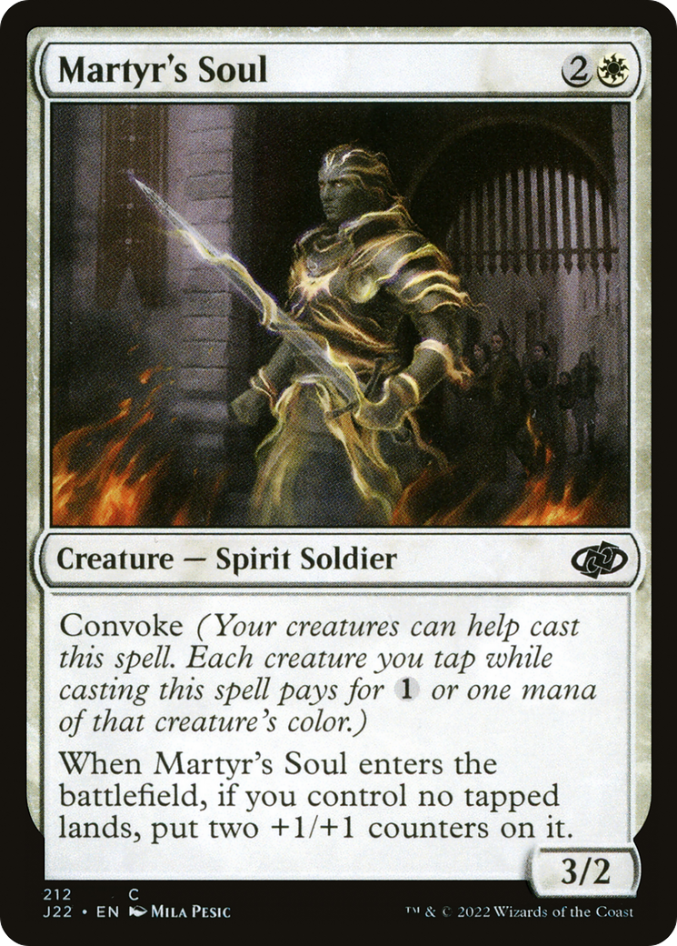 Martyr's Soul (J22) #212 [EN/N]