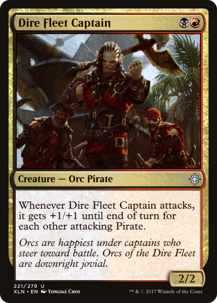 Dire Fleet Captain (XLN) #221 [EN/N]