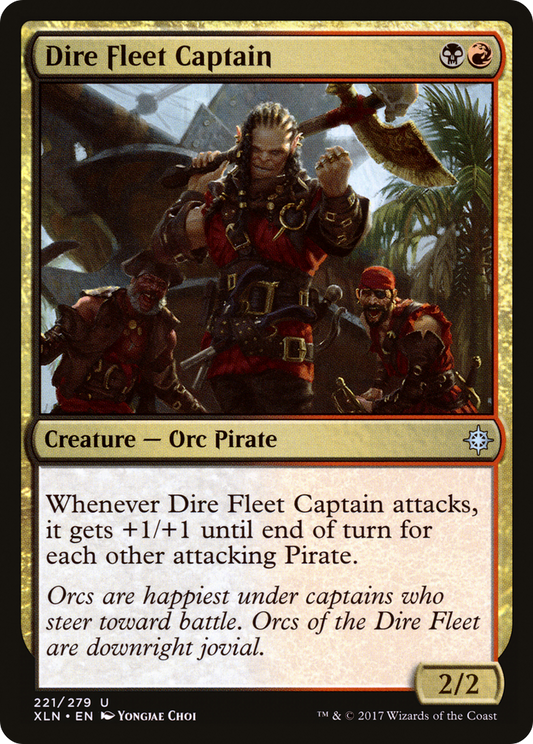 Dire Fleet Captain (XLN) #221 [EN/N]