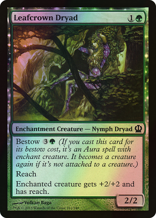Leafcrown Dryad (THS) #161 [EN/F]