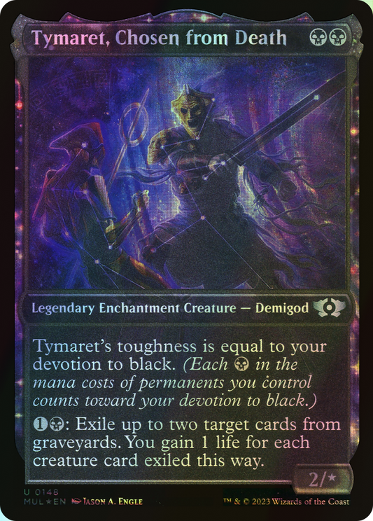 Tymaret, Chosen from Death - Halo Foil (MUL) #148 [EN/F]