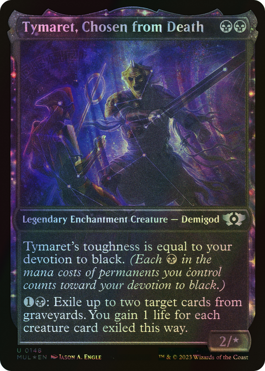 Tymaret, Chosen from Death - Halo Foil (MUL) #148 [EN/F]