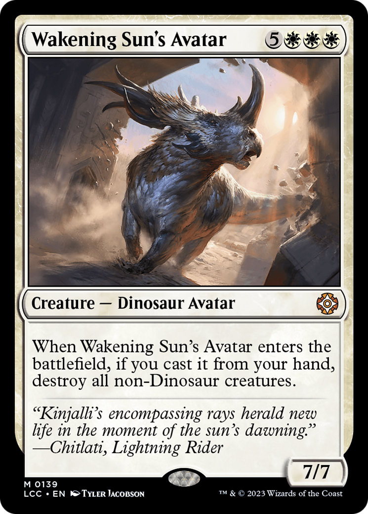 Wakening Sun's Avatar (LCC) #139 [EN/N]